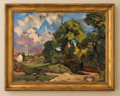 Vintage English Countryside Landscape | John Constable Inspired Art