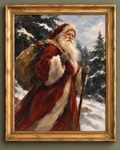 Father Christmas in the Snow