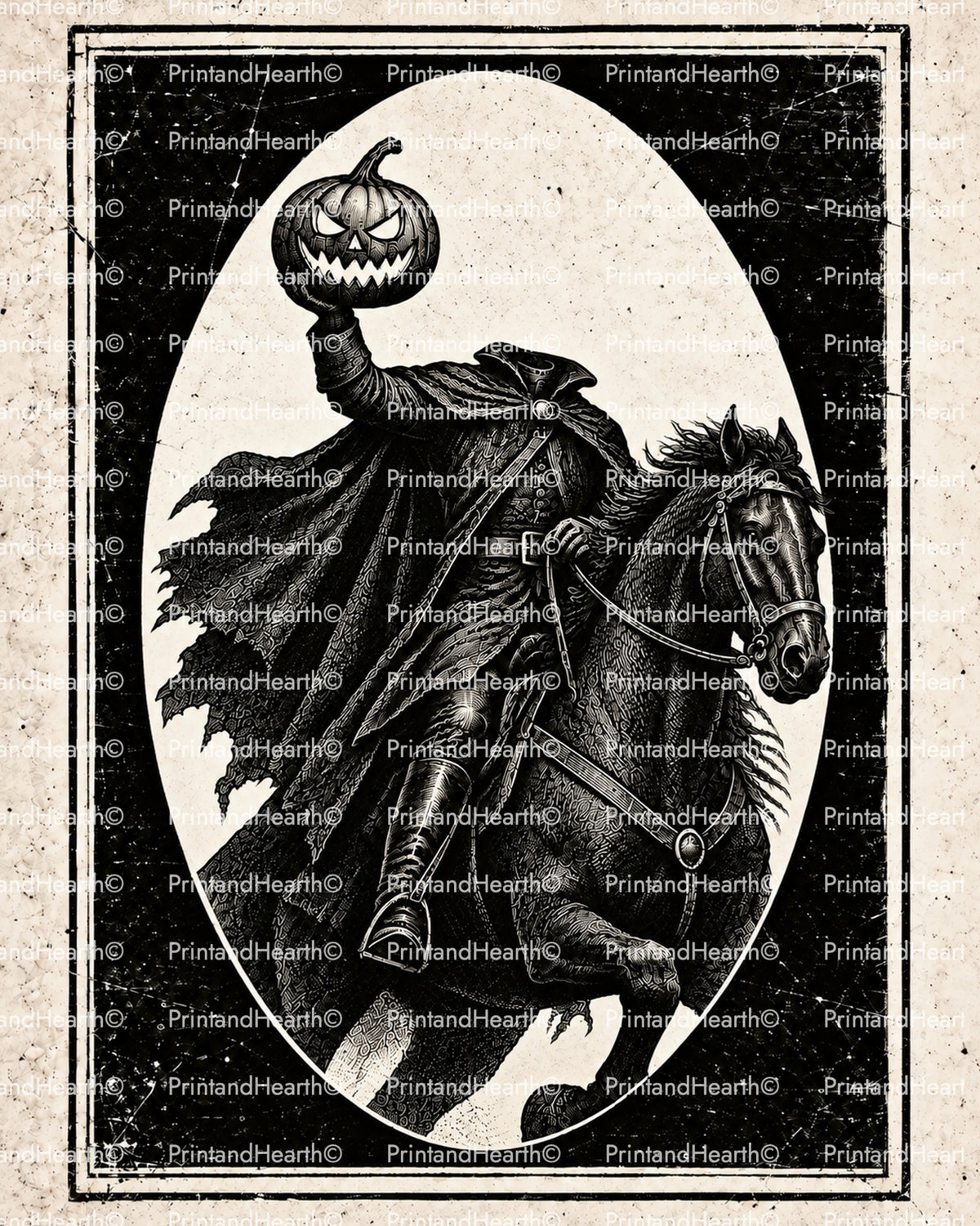 Headless Horseman Portrait  (Digital Download)